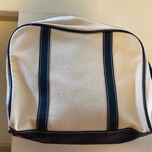 Estee Lauder Cream and Black Cosmetic Travel Case